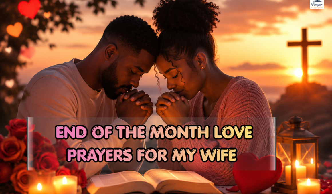 end of the month love prayers for my wife