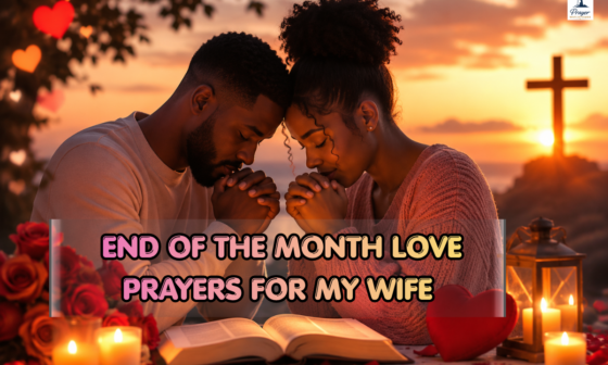 end of the month love prayers for my wife
