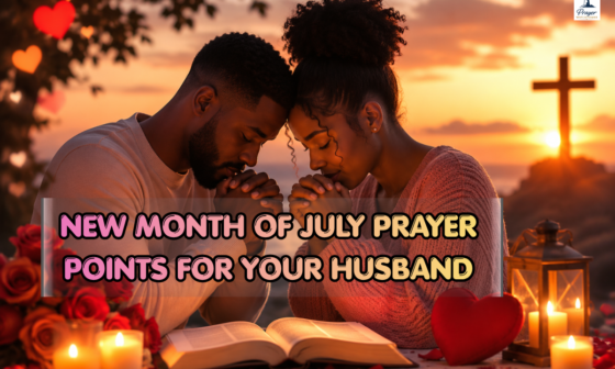 new month of July prayer points for your husband