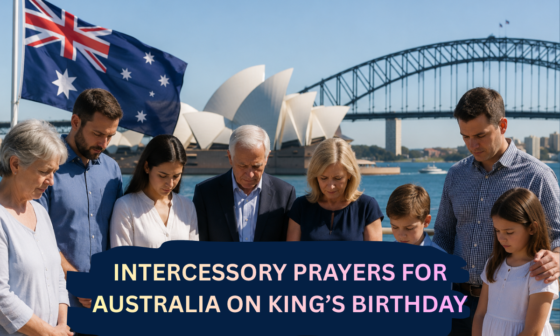 Intercessory prayers for Australia on King's Birthday