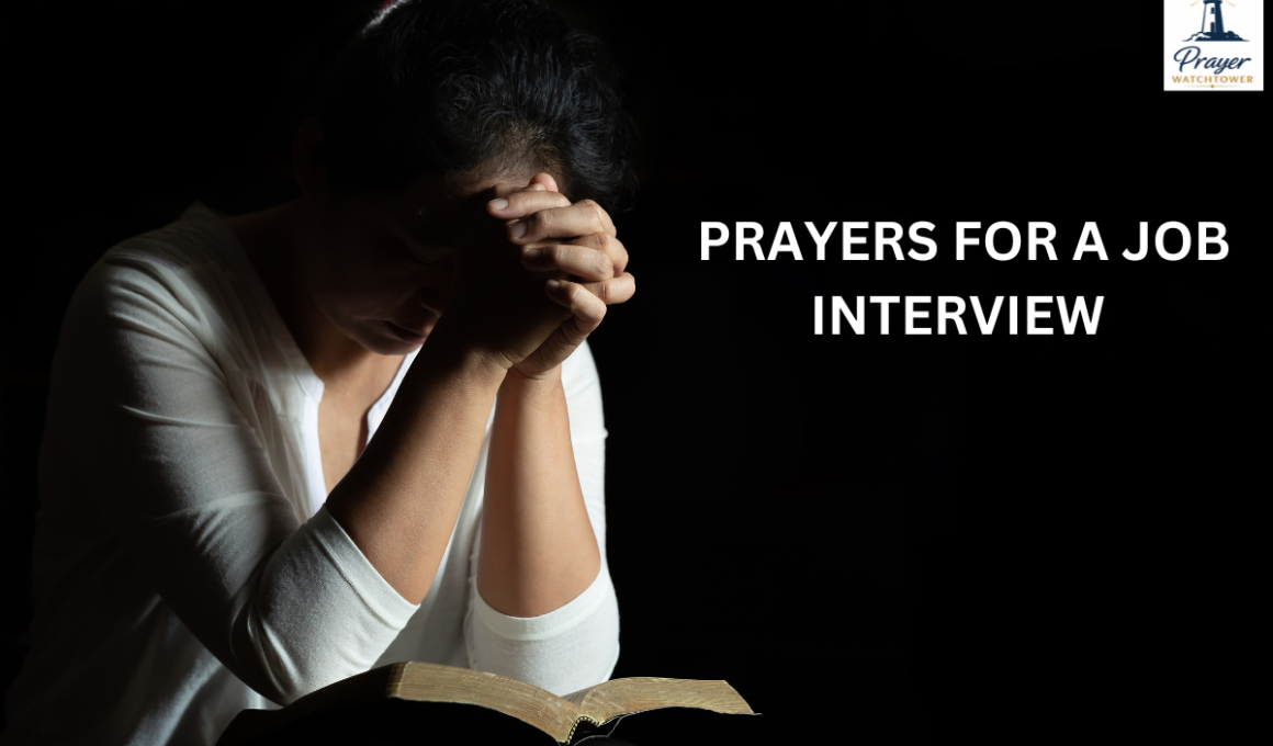prayers for a job interview