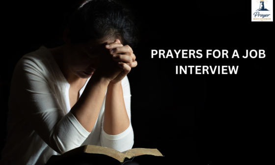 prayers for a job interview